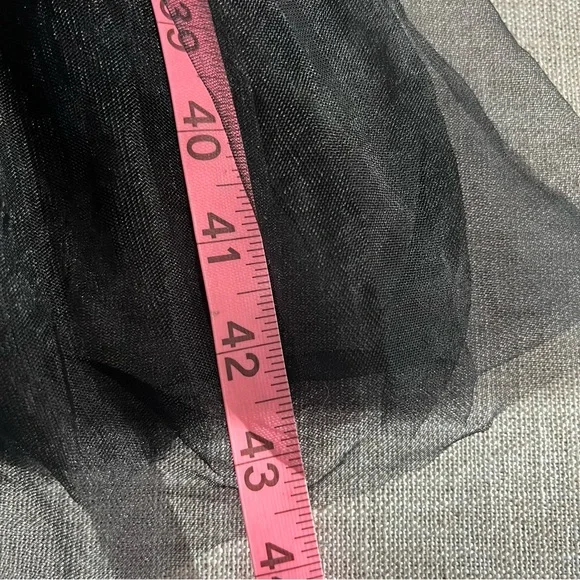 Lulu’s Divine dreamer tulle off the shoulder midi dress Ladies size small Black - Picture 12 of 12